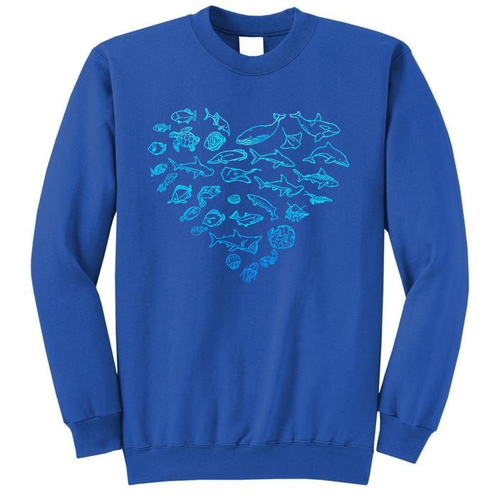 Protect Our Ocean Protect Our Future Save The Sea Meaningful Gift Tall Sweatshirt