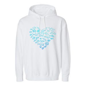 Protect Our Ocean Protect Our Future Save The Sea Meaningful Gift Garment-Dyed Fleece Hoodie