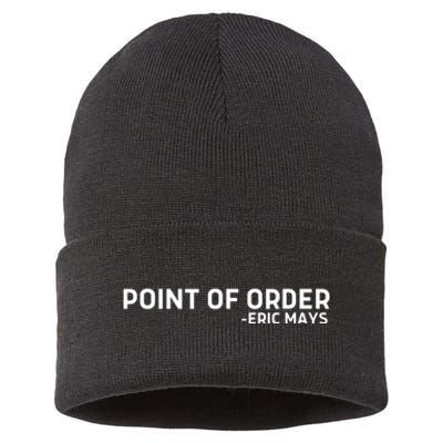 Point Of Order Definition Sustainable Knit Beanie