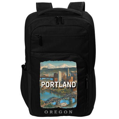 Portland Oregon Or City Of Bridges Sd658 Impact Tech Backpack