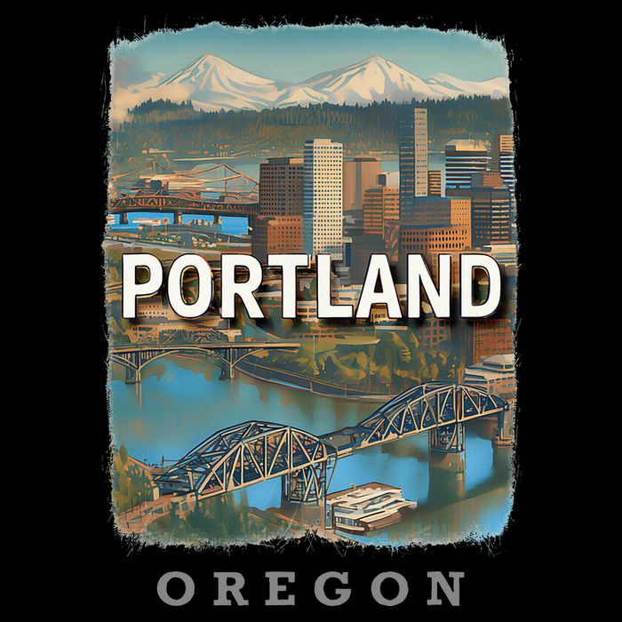 Portland Oregon Or City Of Bridges Sd658 Impact Tech Backpack