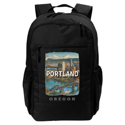 Portland Oregon Or City Of Bridges Sd658 Daily Commute Backpack