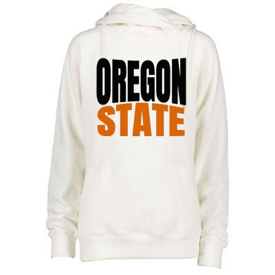 Pride Of Oregon State Womens Funnel Neck Pullover Hood