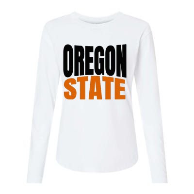 Pride Of Oregon State Womens Cotton Relaxed Long Sleeve T-Shirt