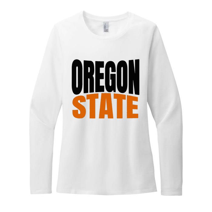 Pride Of Oregon State Womens CVC Long Sleeve Shirt