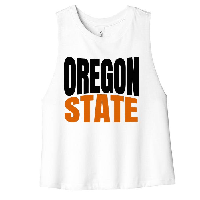 Pride Of Oregon State Women's Racerback Cropped Tank