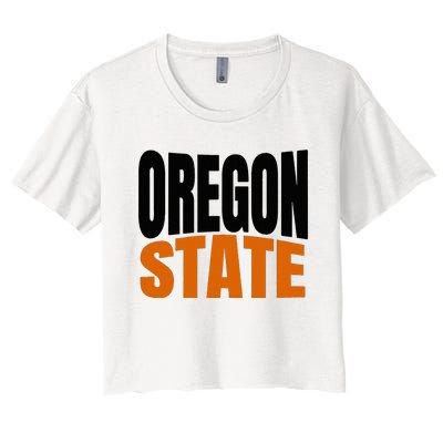 Pride Of Oregon State Women's Crop Top Tee