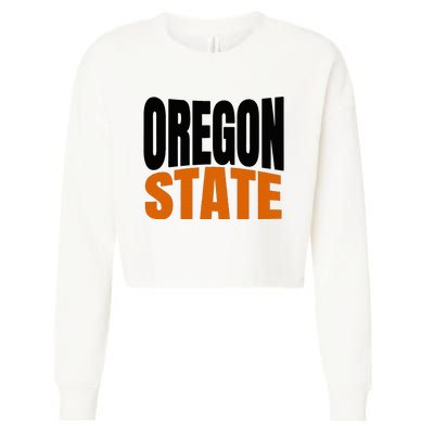 Pride Of Oregon State Cropped Pullover Crew