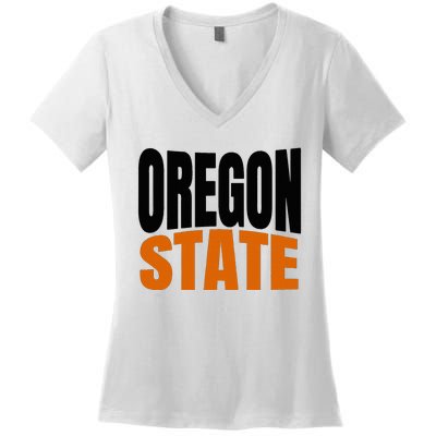 Pride Of Oregon State Women's V-Neck T-Shirt