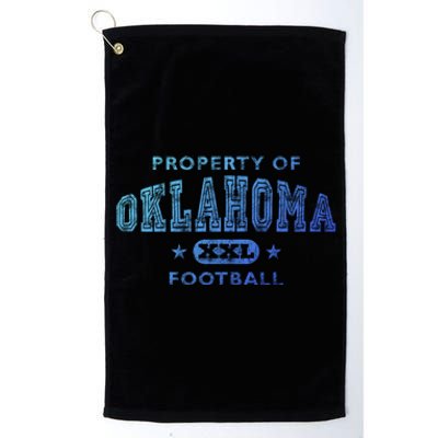 Property Of Oklahoma Football Xxl Gift Platinum Collection Golf Towel