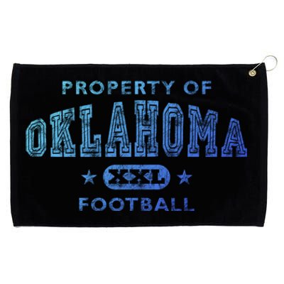 Property Of Oklahoma Football Xxl Gift Grommeted Golf Towel