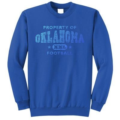 Property Of Oklahoma Football Xxl Gift Sweatshirt