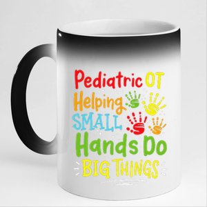 Pediatric OT Occupational Therapy Therapist 11oz Black Color Changing Mug