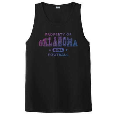 Property Of Oklahoma Football Xxl Gift PosiCharge Competitor Tank