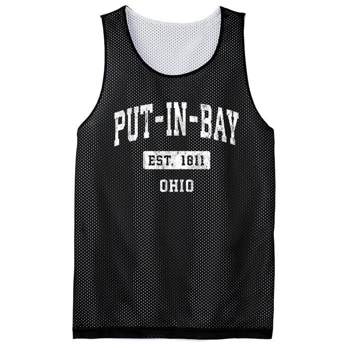 Putinbay Ohio Oh Vintage Sports Established Mesh Reversible Basketball Jersey Tank