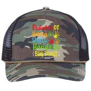 Pediatric OT Occupational Therapy Therapist Retro Rope Trucker Hat Cap