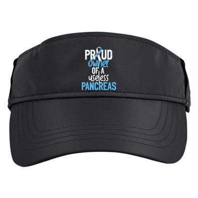 Proud Owner Of A Useless Pancreas Type 1 Diabetes Awareness Adult Drive Performance Visor