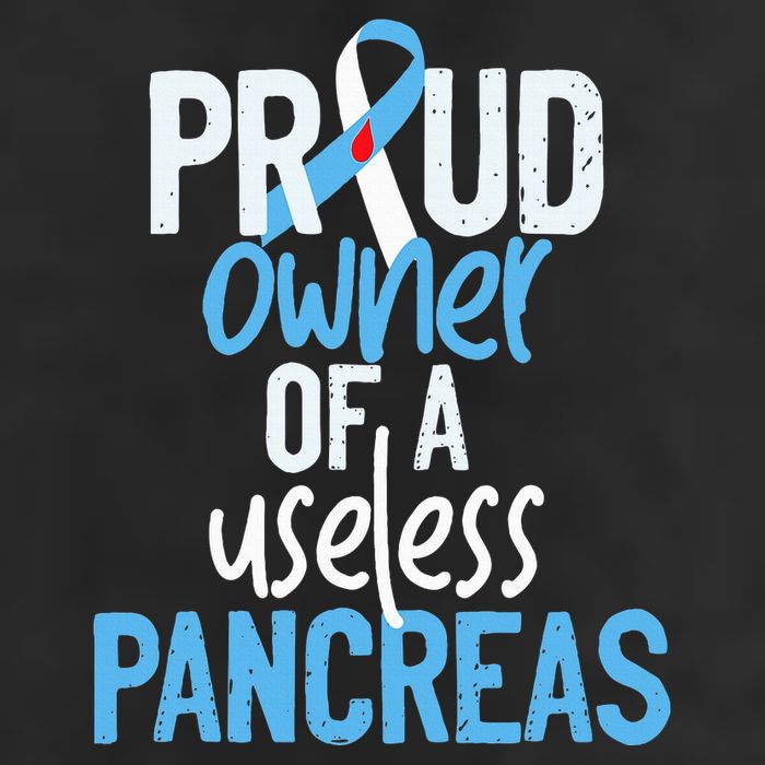 Proud Owner Of A Useless Pancreas Type 1 Diabetes Awareness Golf Towel