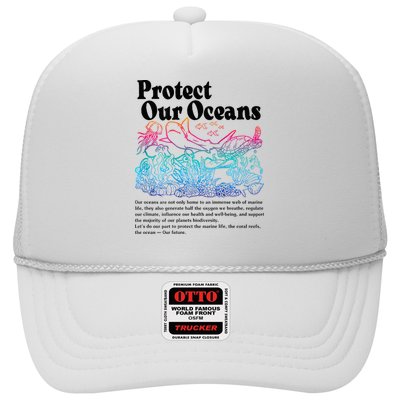 Protect Our Oceans Save Earth World Ocean Day 2024 On Back Hat
