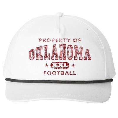 Property Of Oklahoma Football Snapback Five-Panel Rope Hat