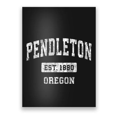 Pendleton Oregon Or Vintage Sports Poster