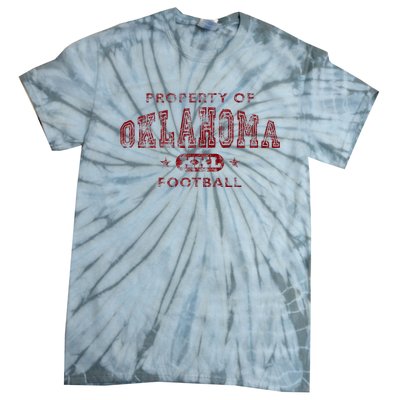 Property Of Oklahoma Football Xxl Tie-Dye T-Shirt