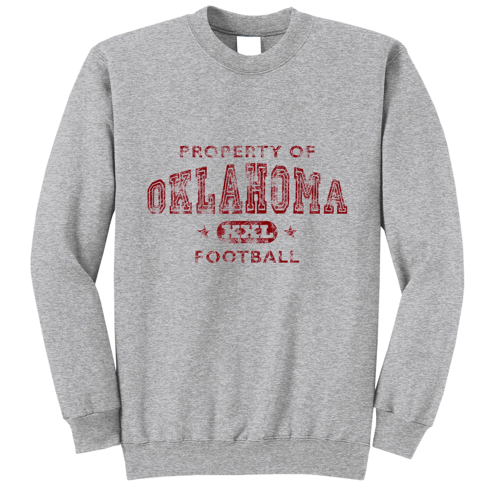 Property Of Oklahoma Football Xxl Tall Sweatshirt