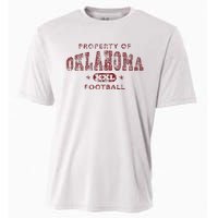 Property Of Oklahoma Football Xxl Cooling Performance Crew T-Shirt