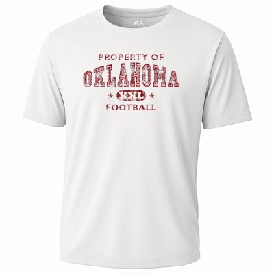 Property Of Oklahoma Football Xxl Cooling Performance Crew T-Shirt