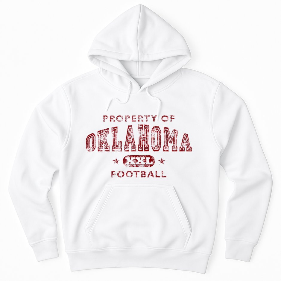 Property Of Oklahoma Football Xxl Hoodie