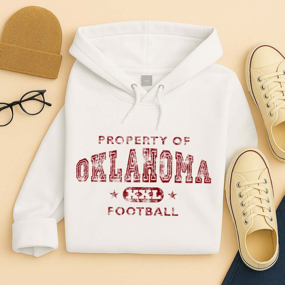 Property Of Oklahoma Football Xxl Hoodie