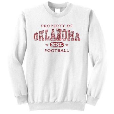 Property Of Oklahoma Football Xxl Sweatshirt