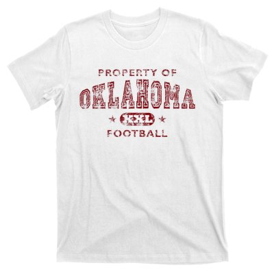 Property Of Oklahoma Football Xxl T-Shirt