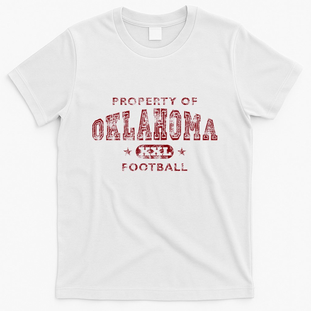 Property Of Oklahoma Football Xxl T-Shirt