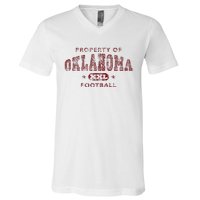 Property Of Oklahoma Football Xxl V-Neck T-Shirt