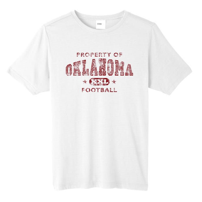 Property Of Oklahoma Football Xxl Tall Fusion ChromaSoft Performance T-Shirt