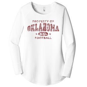 Property Of Oklahoma Football Xxl Women's Perfect Tri Tunic Long Sleeve Shirt