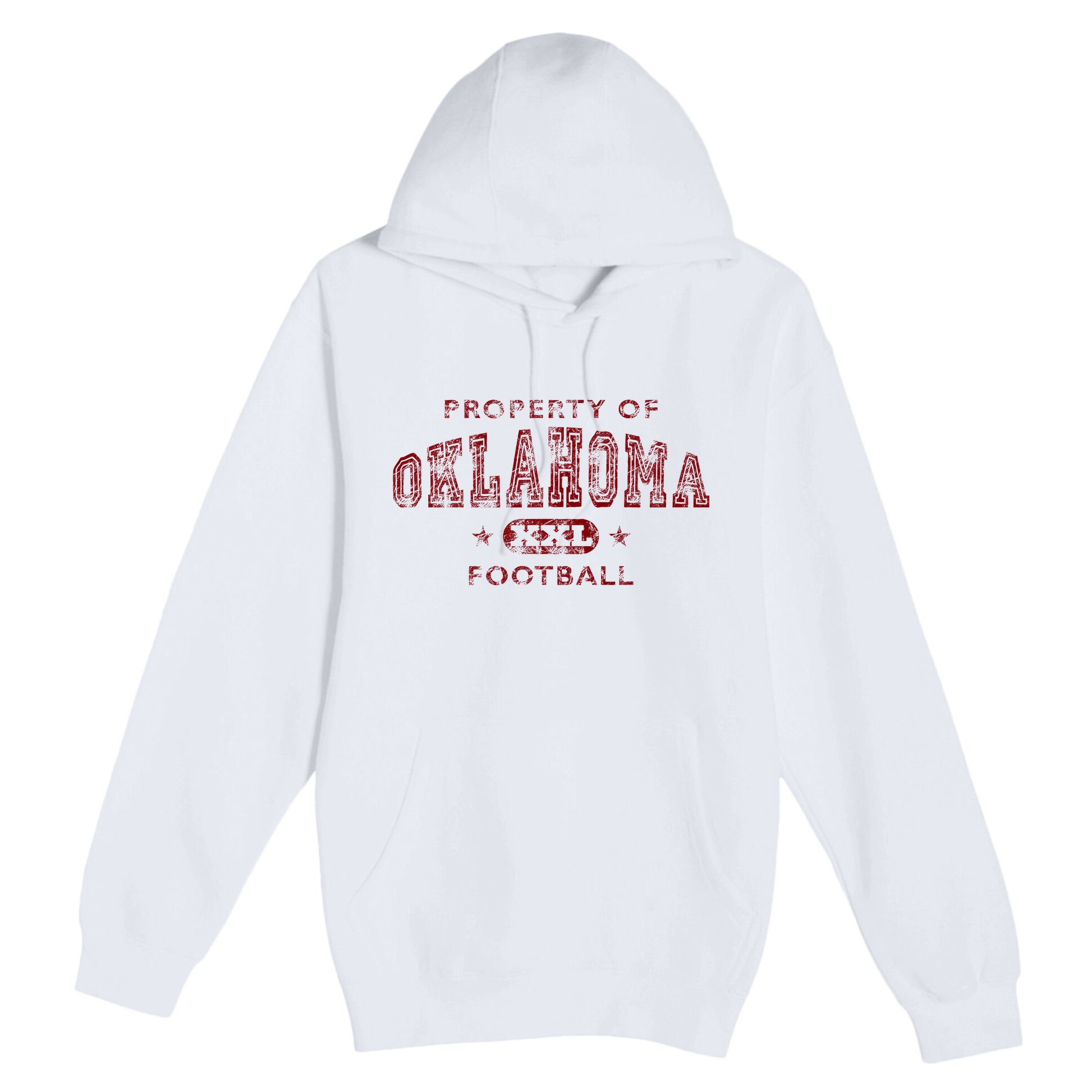 Property Of Oklahoma Football Xxl Premium Pullover Hoodie