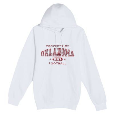 Property Of Oklahoma Football Xxl Premium Pullover Hoodie