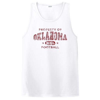 Property Of Oklahoma Football Xxl PosiCharge Competitor Tank