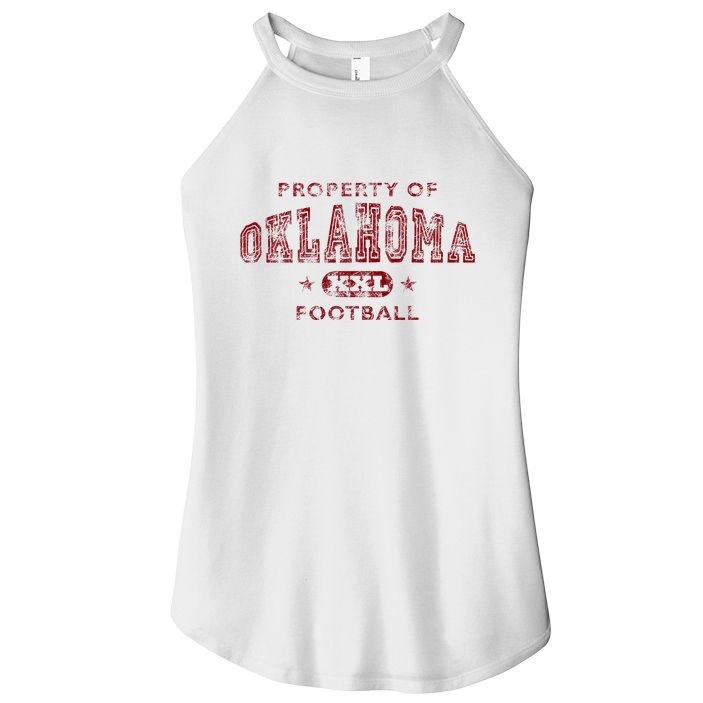 Property Of Oklahoma Football Xxl Women's Perfect Tri Rocker Tank