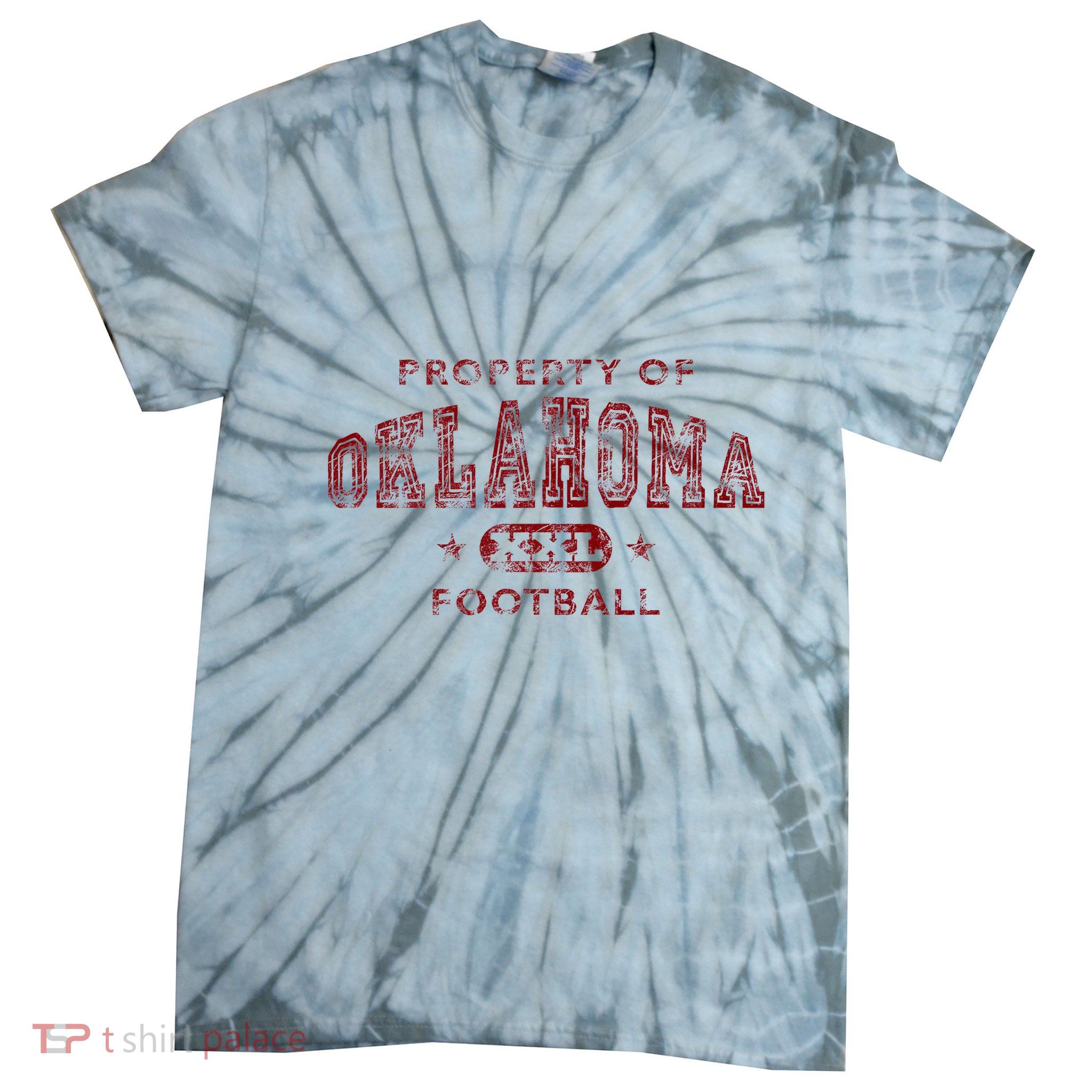 Property Of Oklahoma Football Xxl Tie-Dye T-Shirt