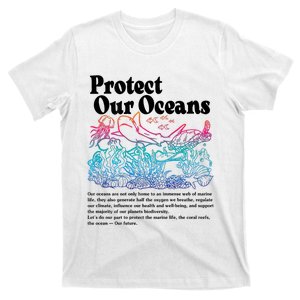 Protect Our Oceans Save Earth World Ocean Day T-Shirt