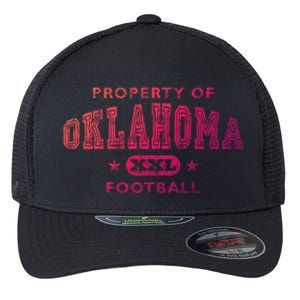 Property Of Oklahoma Football Xxl Gift Flexfit Unipanel Trucker Cap