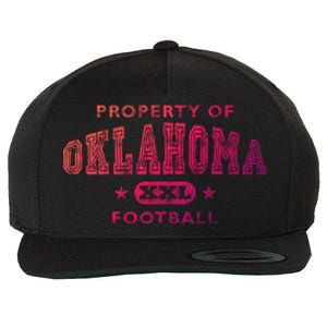 Property Of Oklahoma Football Xxl Gift Wool Snapback Cap