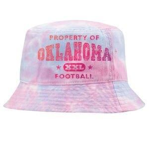 Property Of Oklahoma Football Xxl Gift Tie-Dyed Bucket Hat