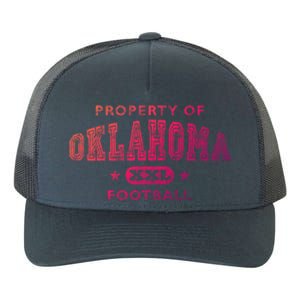 Property Of Oklahoma Football Xxl Gift Yupoong Adult 5-Panel Trucker Hat