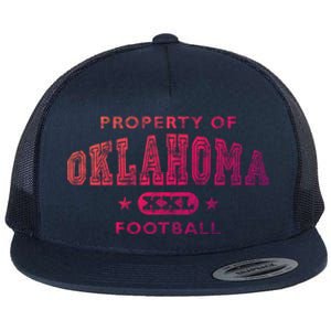 Property Of Oklahoma Football Xxl Gift Flat Bill Trucker Hat