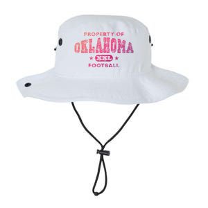 Property Of Oklahoma Football Xxl Gift Legacy Cool Fit Booney Bucket Hat