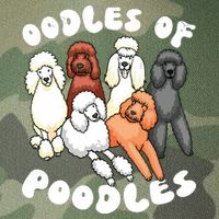 Poodle Oodles Of Poodles Poodle Lover Legacy Tie Dye Trucker Hat